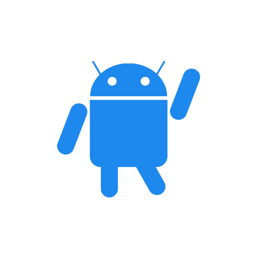 HISR Android icon (blue white)